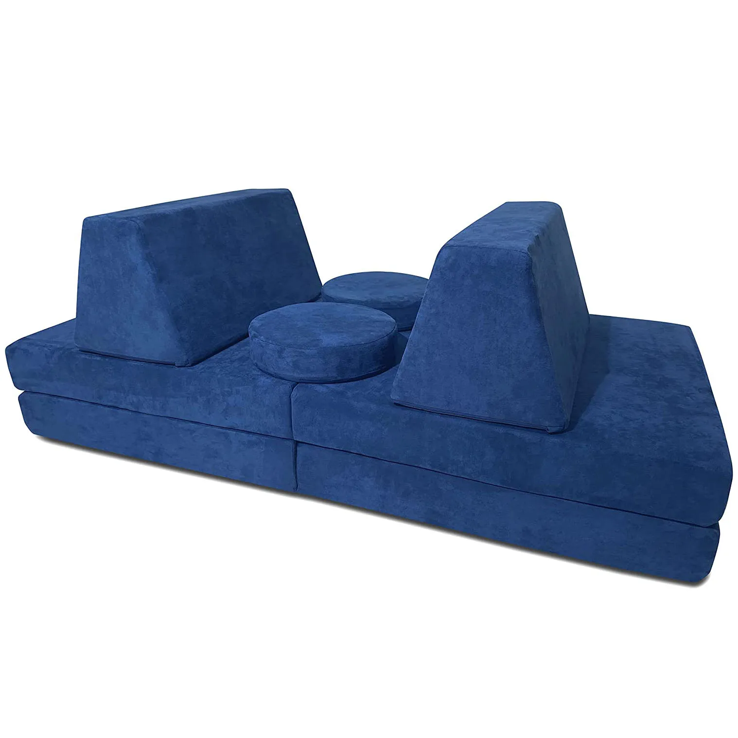 2023 New Creation 10 Piece Soft Furniture Play Set Modular Foam Play Couch for Creative Kids