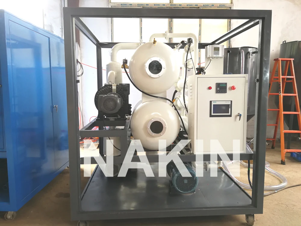 Automatic Double Stage Vacuum Transformer Oil Purifier Machine Transformer Oil Centrifuging Machine