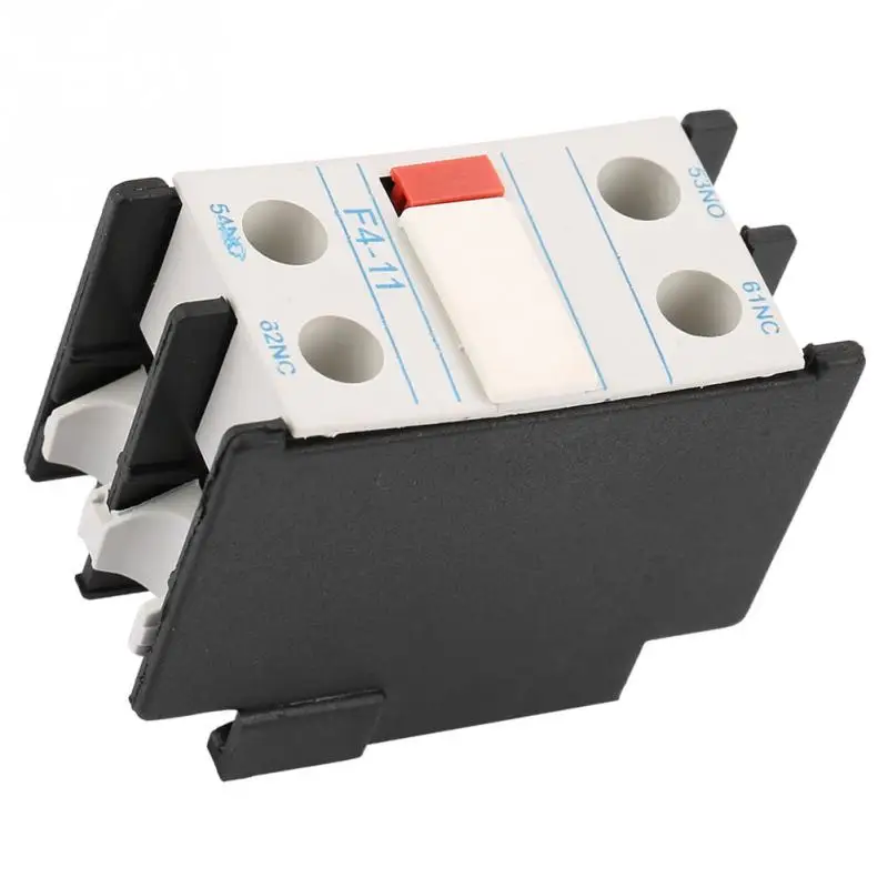 F4-11 Auxiliary contact CJX2 AC contactor supporting LA1-DN11 1NO+1NC auxiliary contact block for CJX2 LC1-D series