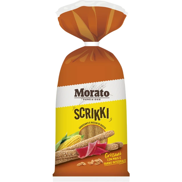 Итальянские высококачественные фирменные 230 г хлебные палочки с интенсивным вкусом с кукурузой и цельнозерновой полбы для продажи