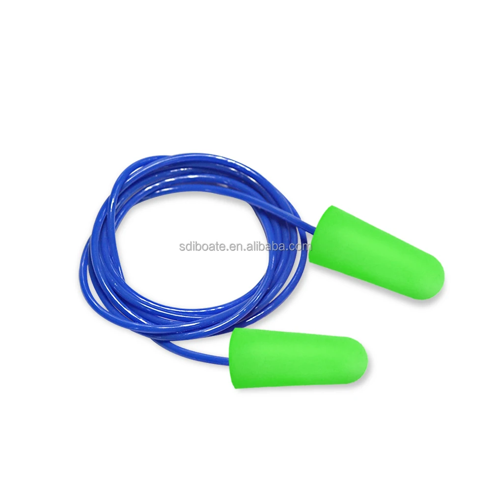 Manufacturers direct sales soundproof disposable earplugs noise reduction slow elastic soft rope earplugs
