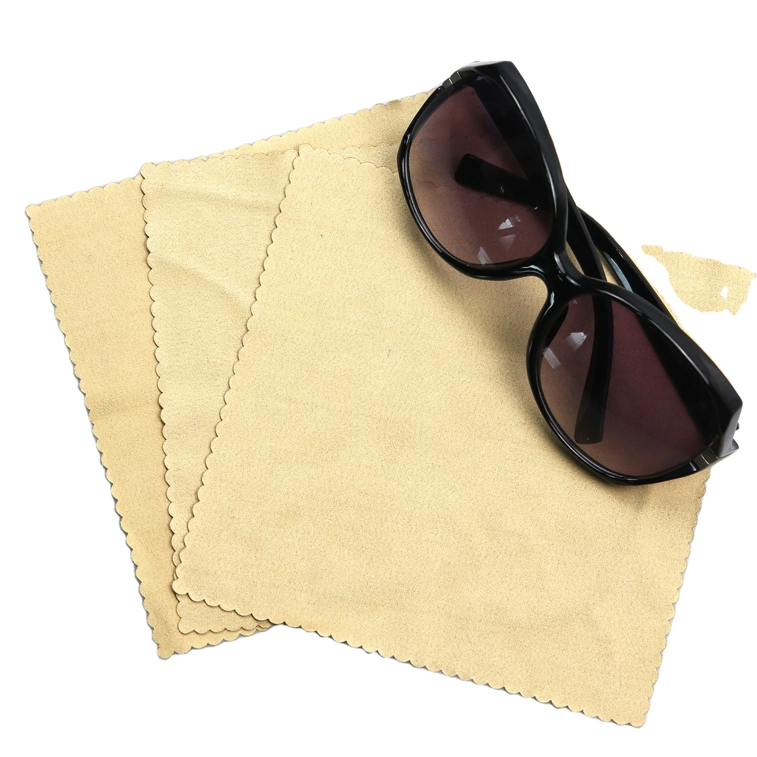 Personalized 200GSM recycled full printing polyester polyamide micro fiber dry screen lens glasses cleaning cloth
