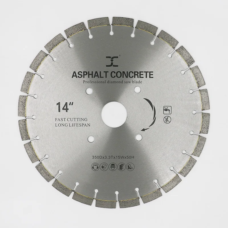 High Quality 14 inch Concrete Cutting Disc Diamond Segmented Saw Blade For Granite Stone and asphalt pavement