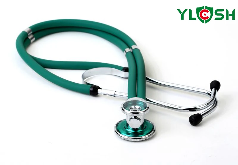 Portable stethoscope  Deluxe Dual-Head stainless steel medical Stethoscope with high quality