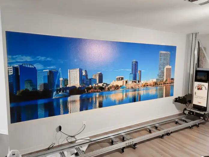 3d Vertical Mural Uv Wall Inkjet Printer Wall and Floor 2 in 1 Printer for Ceramic Tile Provided Automatic 70 UV Ink Multi Color