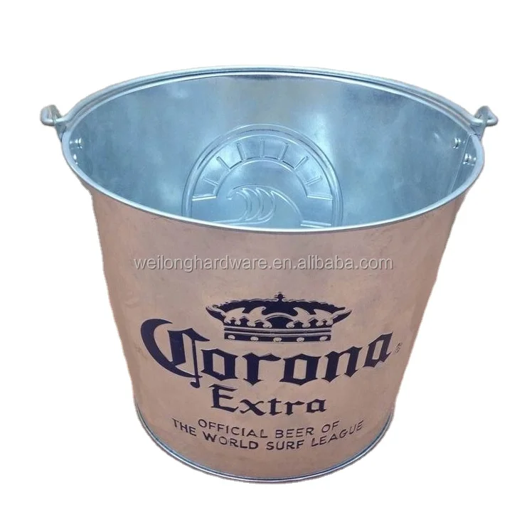 5qt корона с дополнительным логотипом ведро для льда открывалкой