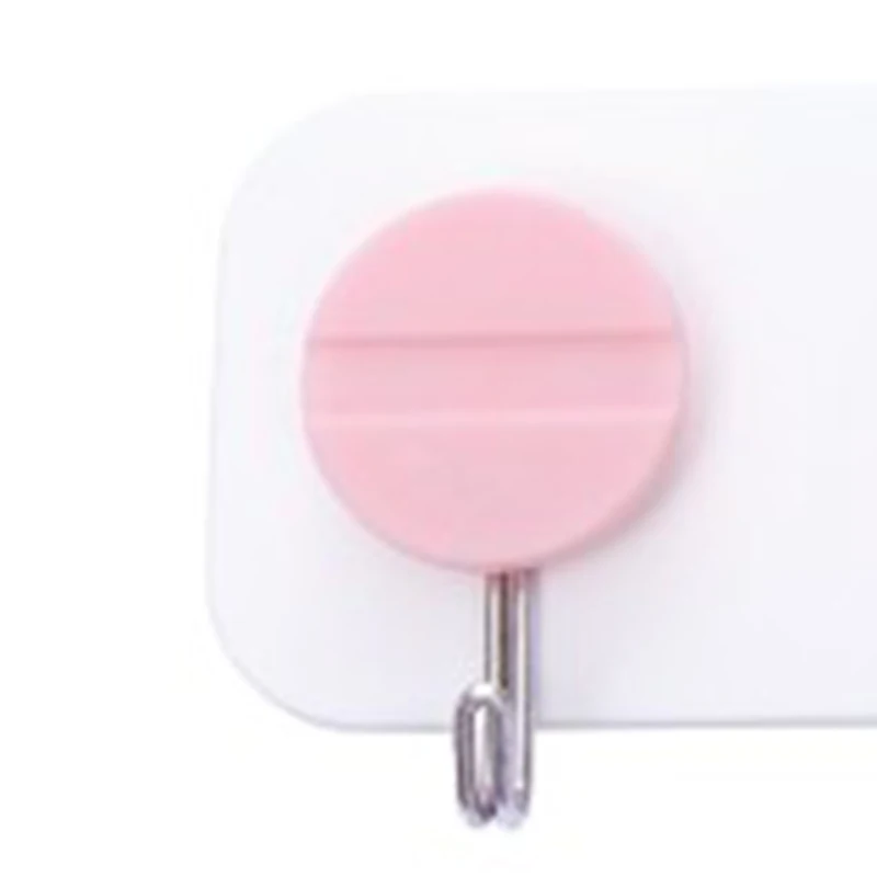 2 Pcs/set Funky wall mounted sticky hook non-marking hooks wall mounted bathroom storage rack shelves nail-free sticky hooks