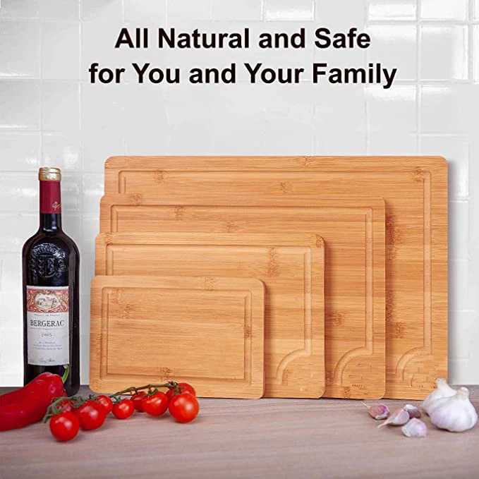  Kitchen Bamboo Wood Chopping Board 4