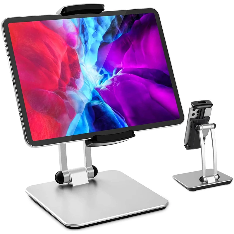 
For iPad Stand Aluminium Adjustable Cell Phone Stand Mobile Holder Tablet Stand Desktop Phone Holder for iPad 