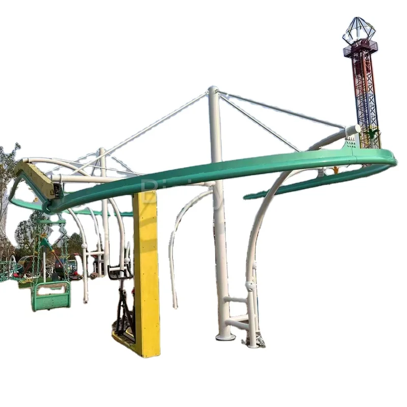 Commercial High quality unpowered mini suspending roller coaster amusement equipment park rides for sale