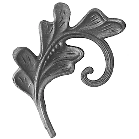 Cheap Price China Manufacturer  Wrought Iron Leaves Fence Decorative  Steel Leaves Cast Steel Flowers