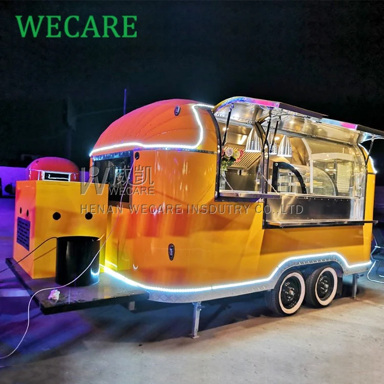  WECARE уличные грузовики для мороженого грузовик бургеров хот-догов мобильные пищевые трейлеры с