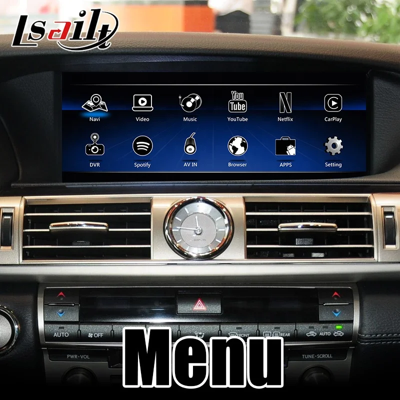 Мультимедийный видеоинтерфейс Lsailt Android 9 0 включая carplay и android auto для Lexus 2013-2016 LS600h
