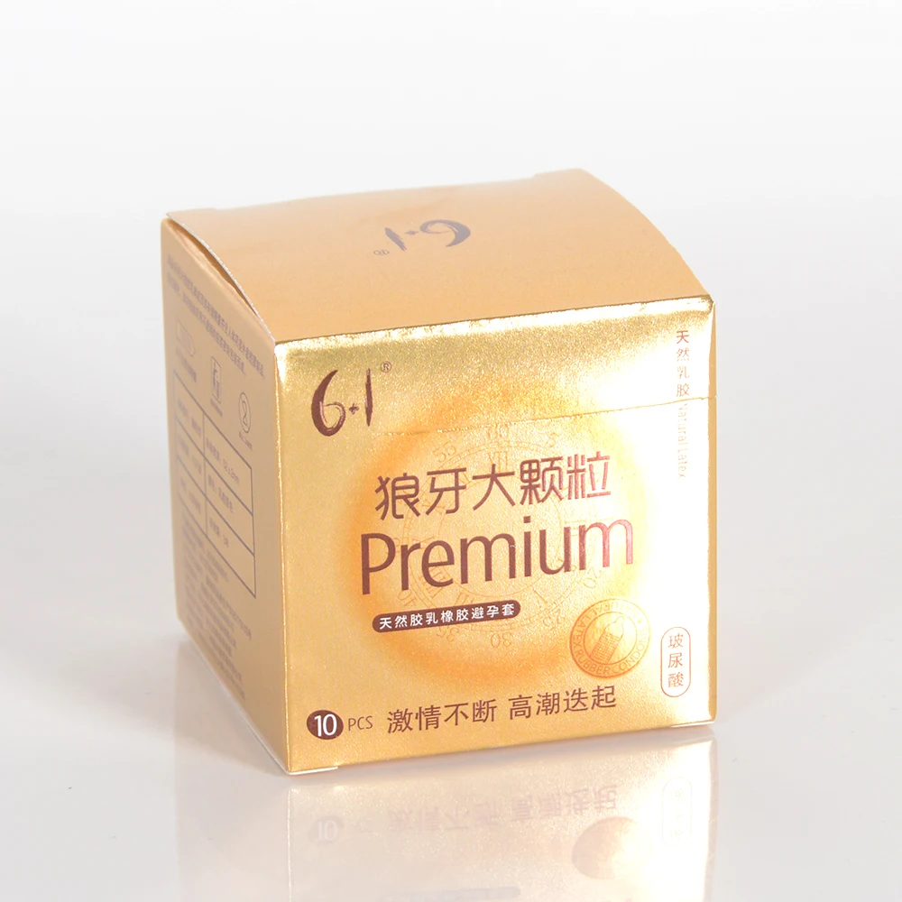 water soluble customized condom lubricant condom extra dotted
