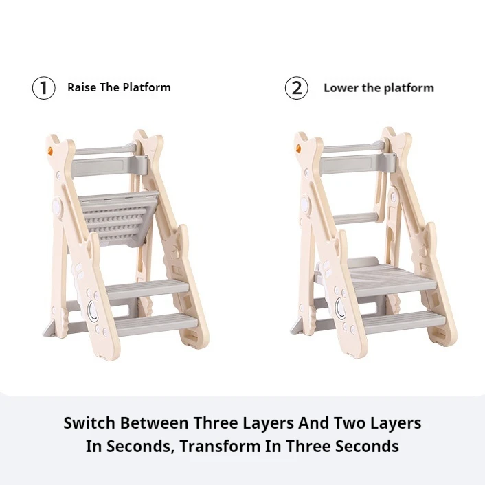 Wider Dual Height Kitchen Helper Tower Potty Training Anduse Plastic Step Stool Kids Potty Training Staircase For Children