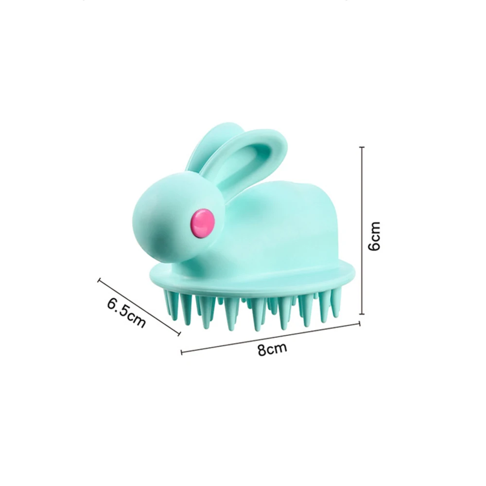 Exfoliating Body Scrubber Soft Loofah Shower 2 in 1 Exfoliator Silicon Scrub Brush Scalp Massager for All Skin Men Women Kid