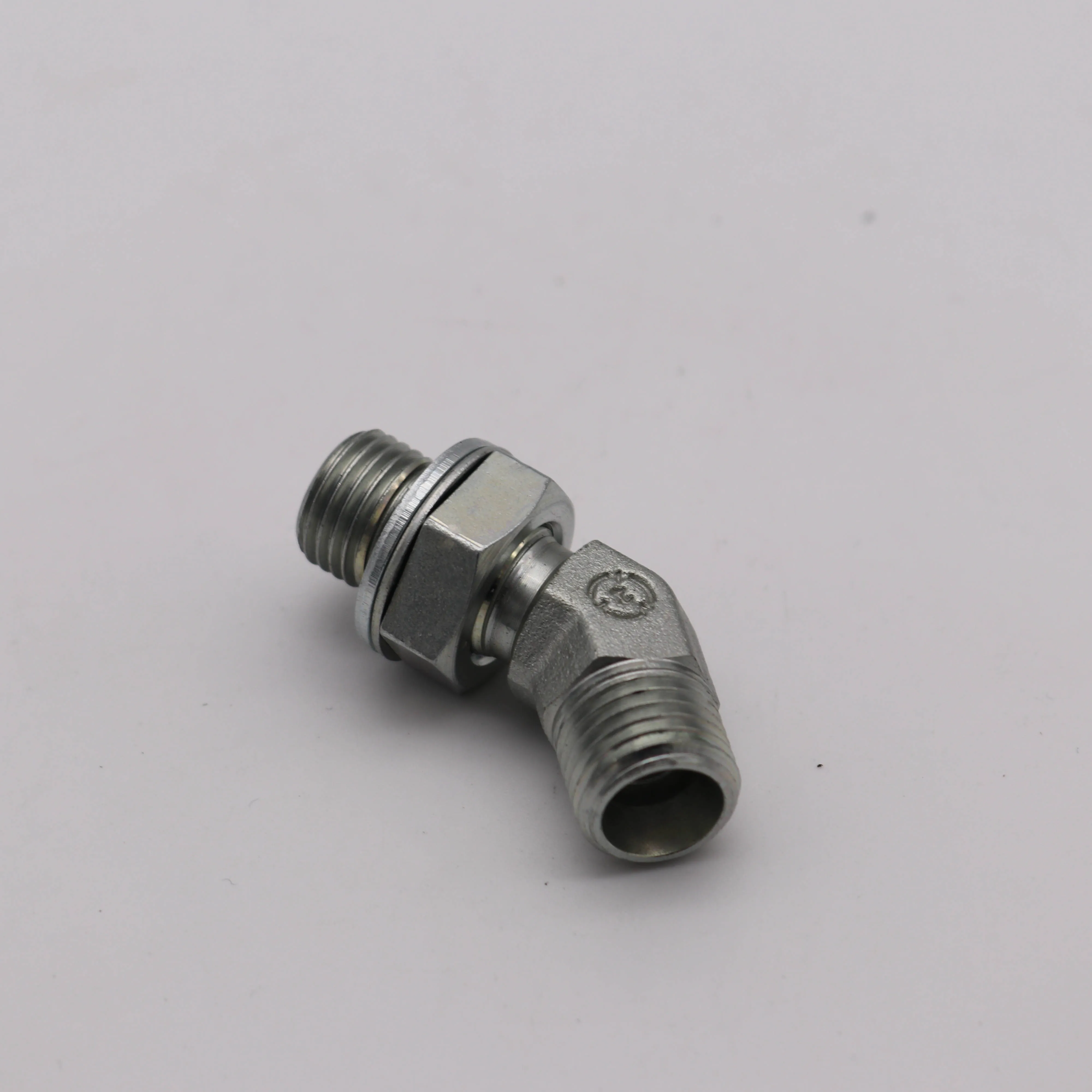 Parker Hydraulic compression tube adapter hose fittings carbon steel equal elbow 45 Degree Elbow Pipe Fitting
