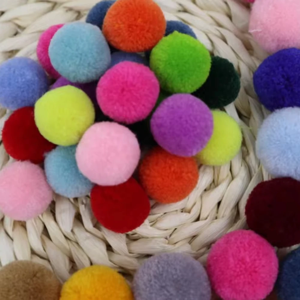Assorted Multicolor Pompoms for Arts & Crafts Gradient Shades Pom Poms Balls for Hobby Supplies & Creative Paste Toys