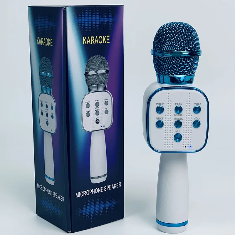 Профессиональный беспроводной караоке-микрофон с поддержкой Bluetooth детский
