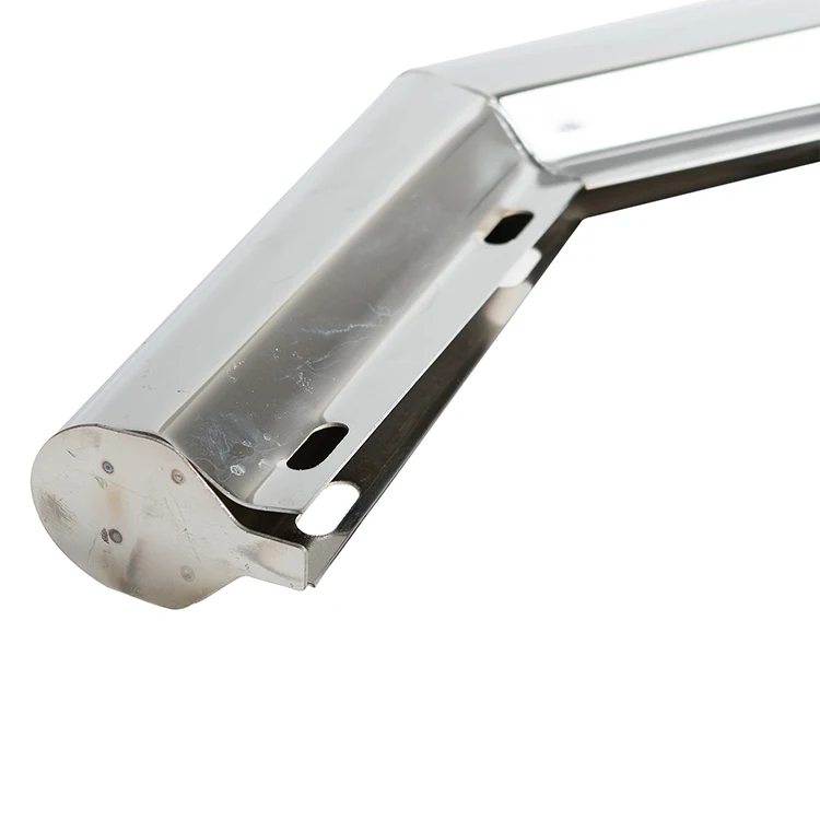 Угловая хромированная вешалка для грязевых клапанов, 2-1/2 дюйма, 45 градусов