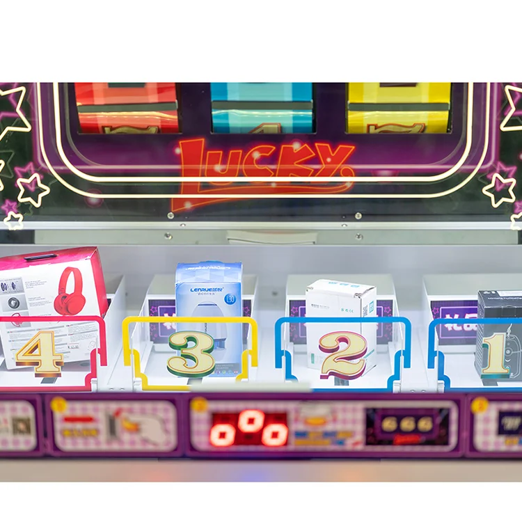 Coin Operated Games Indoor Game Lottery Skill Prize Game Machine Lucky Spin 666