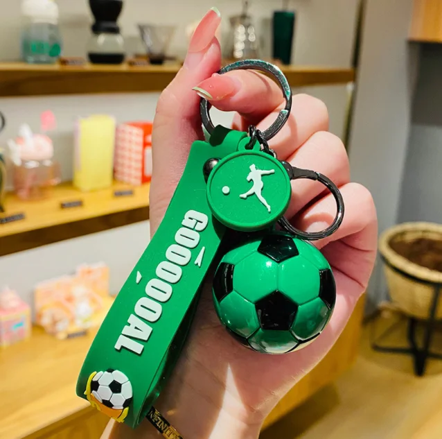 New arrived the unique design Fashion Hot Sale football keychain factory price Hot football keychain toys
