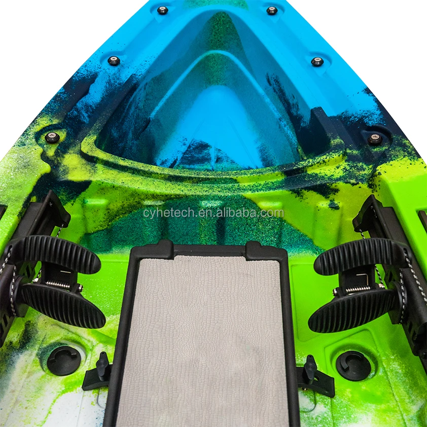 9.8ft Compass Pedal kayak paddle Predator, Ocean Fins Pedal Kick up Kayak Fishing Single Seat Canoe/kayak With Motor