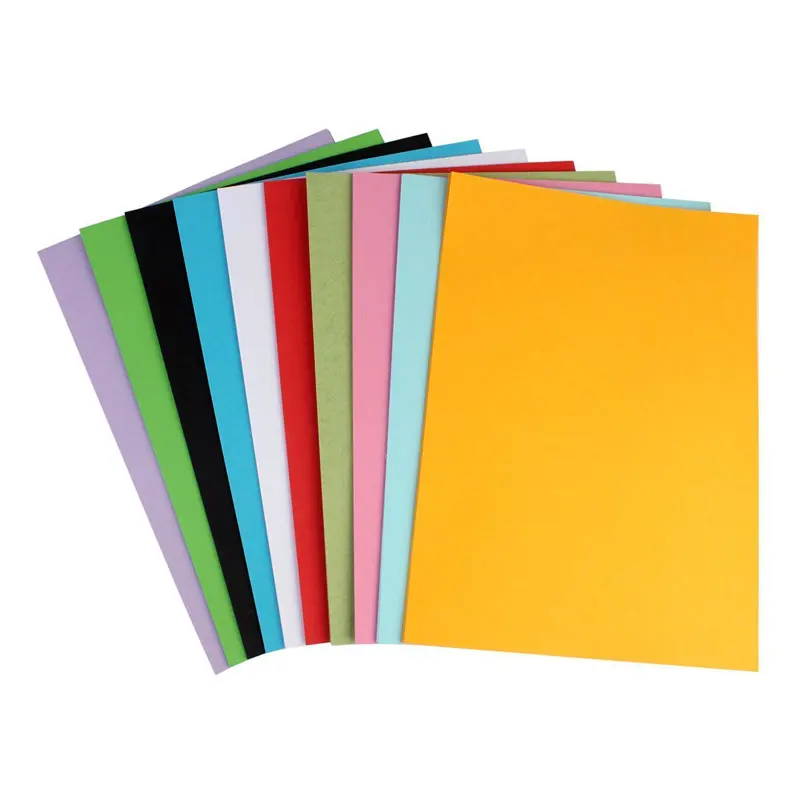 A4 Size Color Craft Paper Colored Construction Double Sides Coloured Sheet Art &
