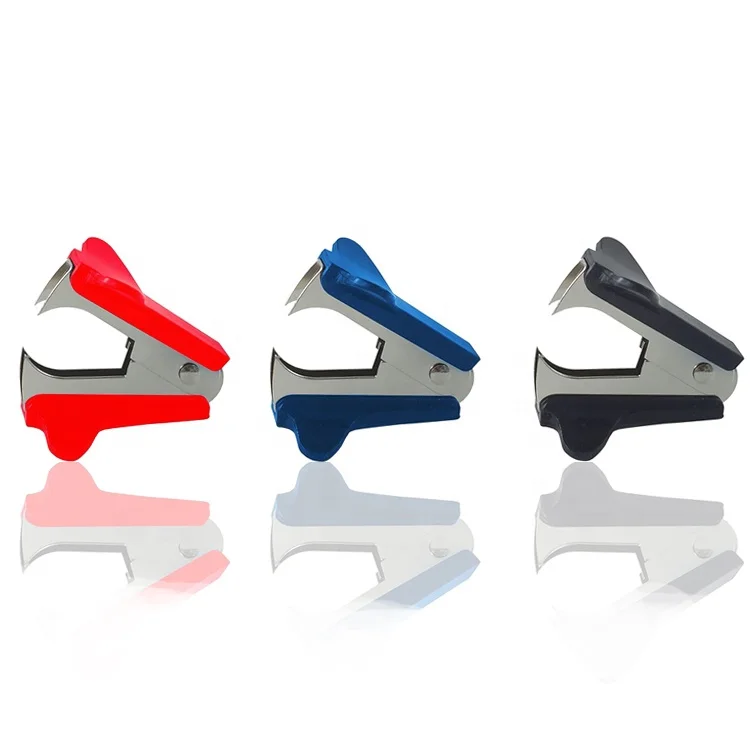 Mini Staples Remover Comfortable Extra-wide Finger Grips Heavy Duty Portable Paper Staple Remover for Removing Standard Staples