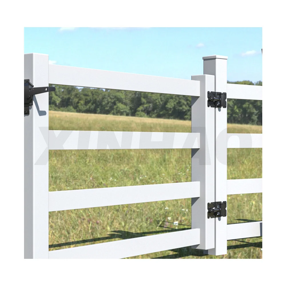 Wholesale Customizable Stainless Steel PVC Fence Hinge and Latch for wooden fence gate hardware kit