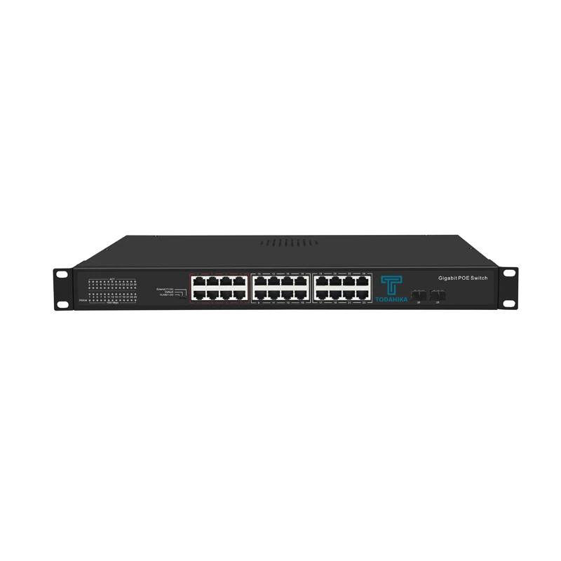 Профессиональный 24*10/100 / 1000 Base - T и 2 * гигабитных портов SFP 52 Gpbs 8K коммутатор Ethernet