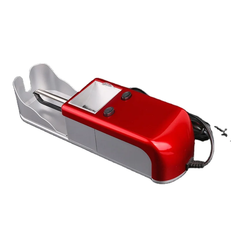 Multi DIY Red Cloth Tobacco Rolling Machine for Slim Cigarettes Roller Maker Metal Electric Cigarette Automatic Rolling Machine