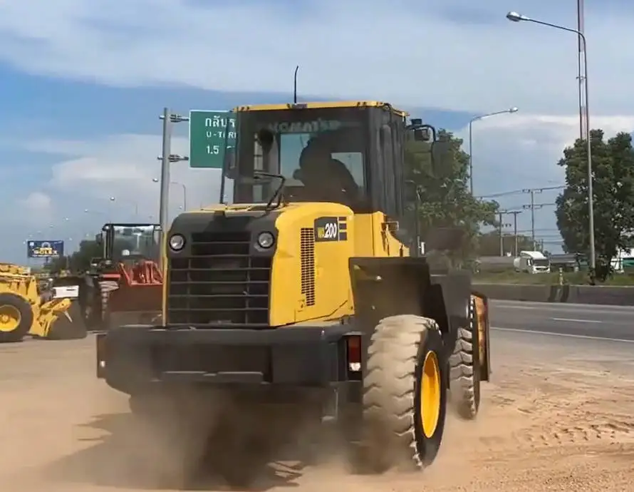 WA200-7 loader Japan-made 2 Ton Used  Front end mini loader for sale