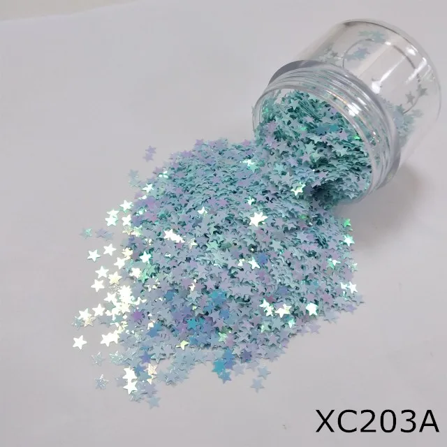Xucai Biodegradable Cosmetic Glitter Chunky Glitter for Festive Crafts Christmas Decoration Promotional Party Sample Included
