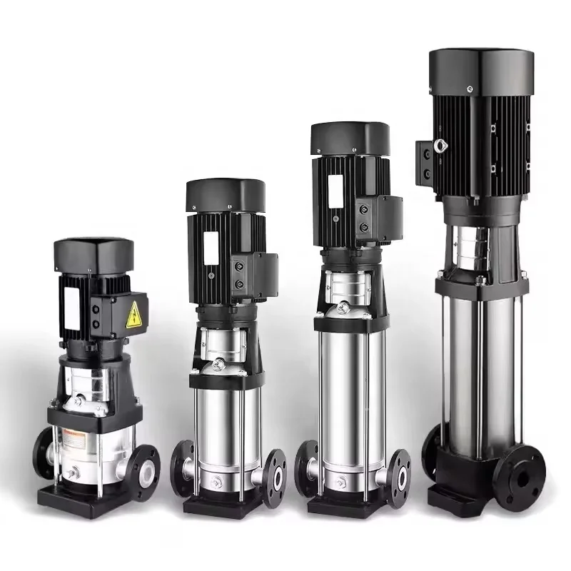 Double Impeller Centrifuge Pump Stainless Steel Vertical Multistage Centrifugal Booster Water Pumps