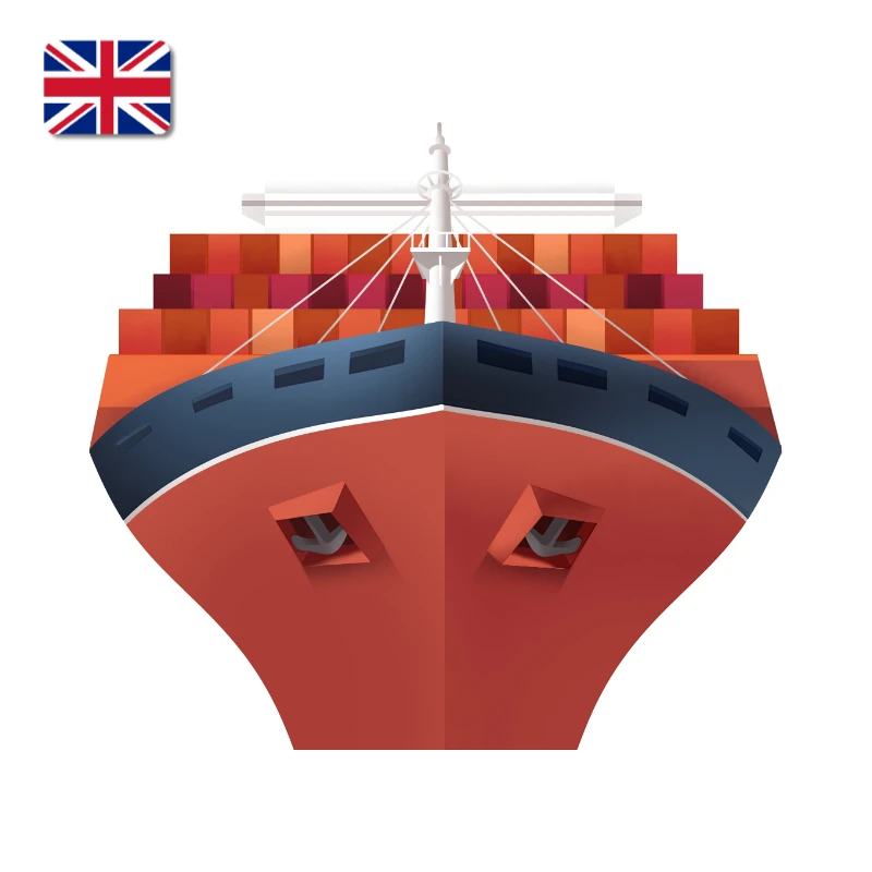 China to UK Shipping Service Full Container LCL/FCL 20GP/40HQ DDU DDP for Display Products FCL from China
