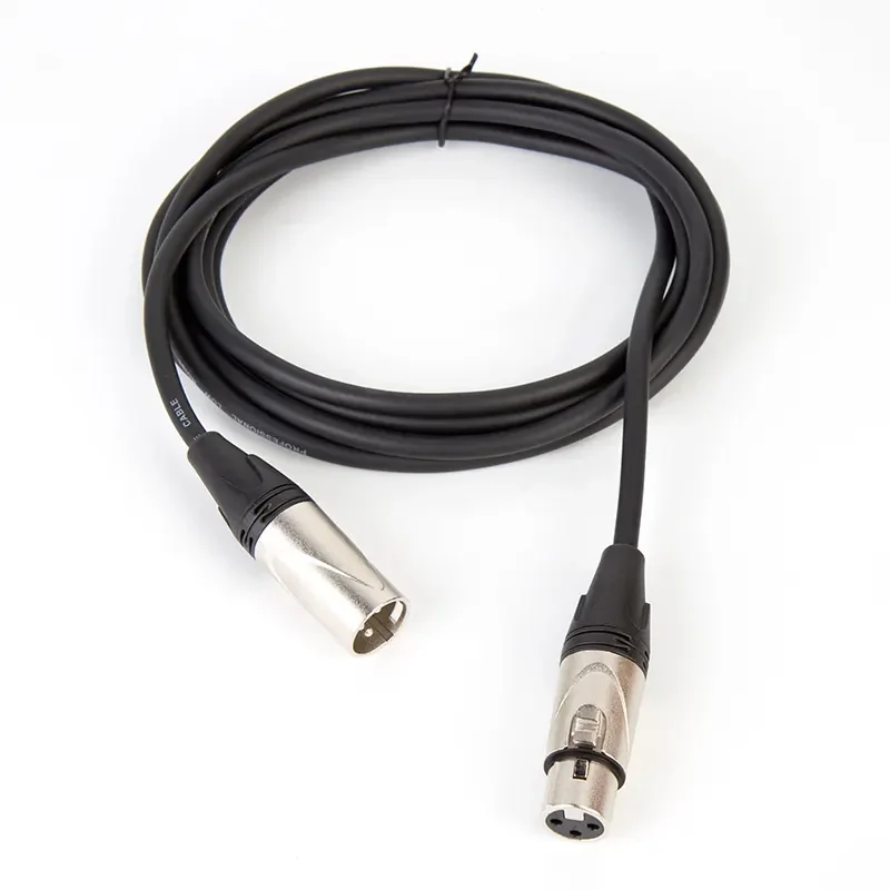 Wholesale High-Quality XLR to XLR Professional Microphone Audio Cable Male to Female XLR Mic Audio Cable
