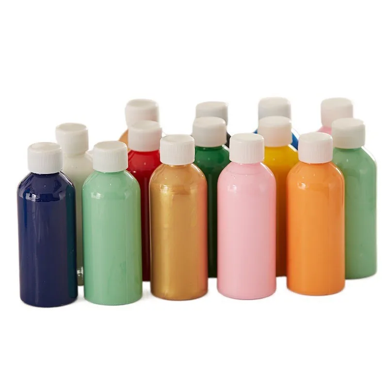 Art Supplies 60Ml Acrylic Paint 32 Colors Available Acrylic Pouring Paint For Fluid Brick Bear Painting