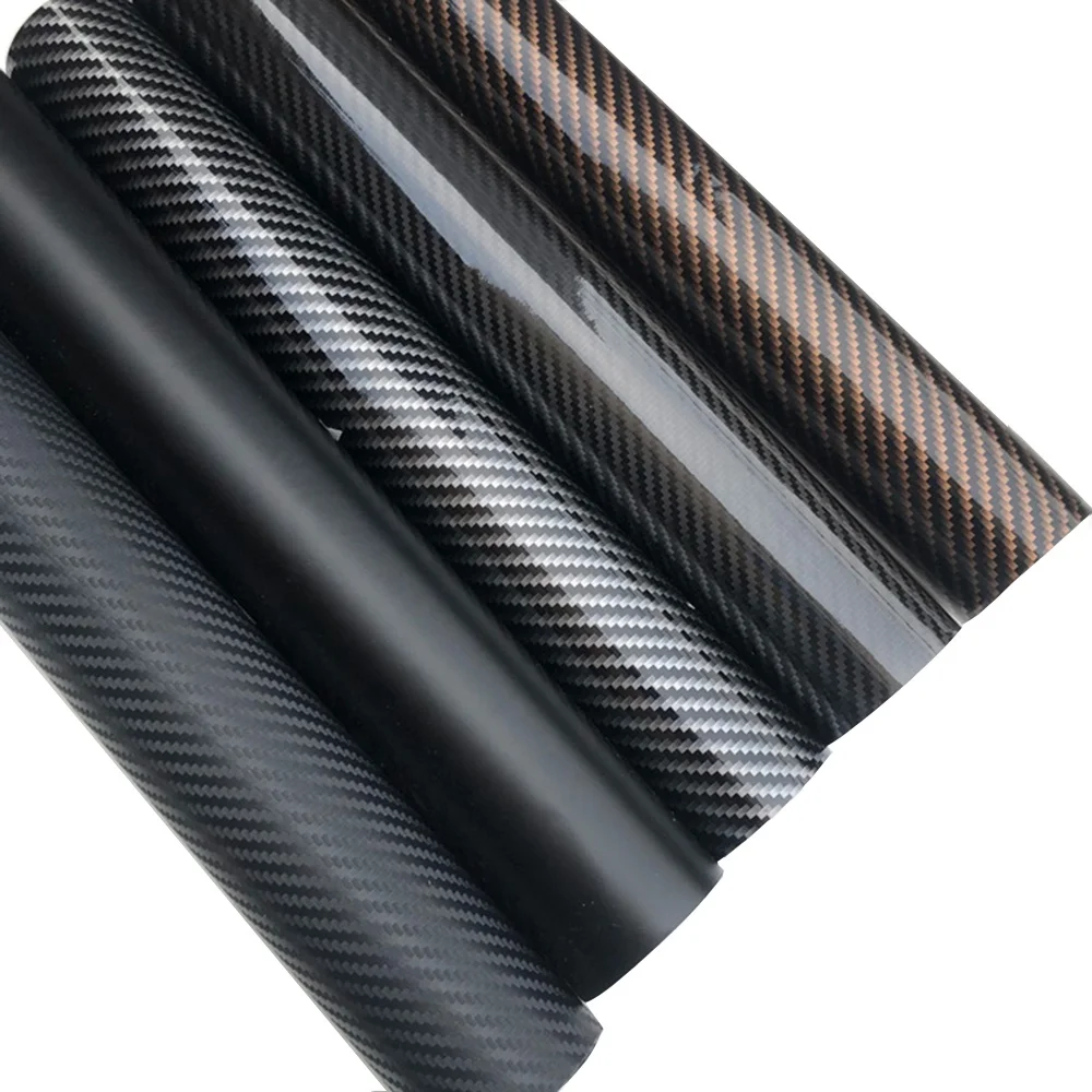 2D 3D 4D 5D 6D Carbon Fiber Vinyl Wrap Film Car Wrapping Foil Console Computer Laptop Skin Phone Cover Motorcycle