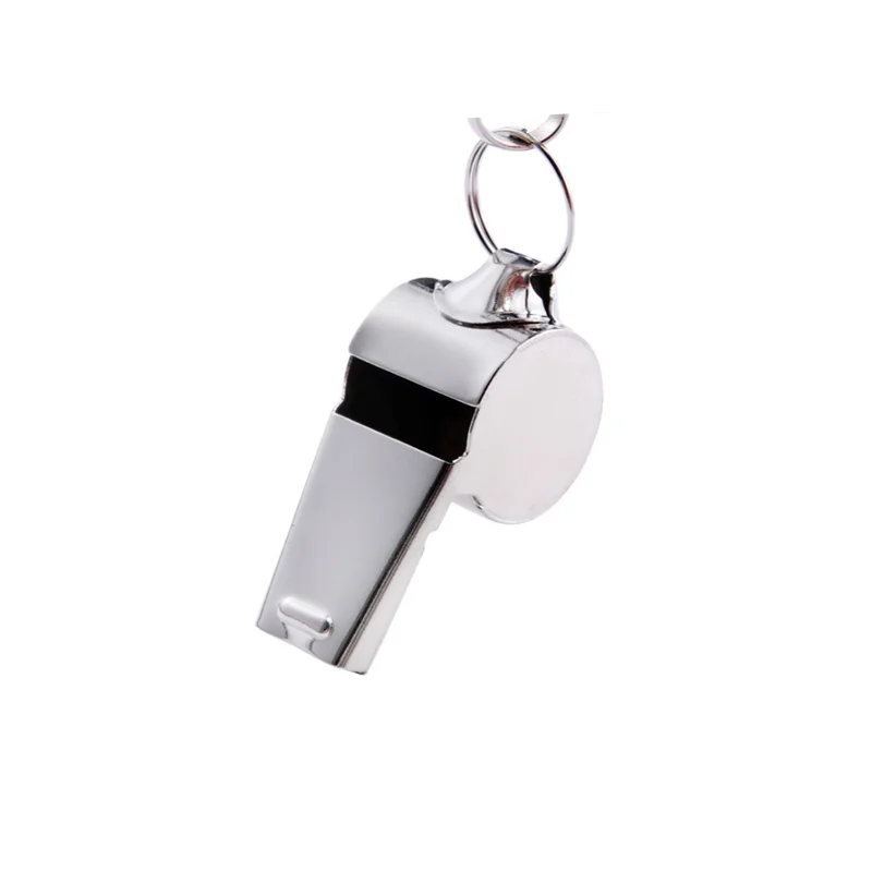 high quality stainless steel train whistle,soccer referee metal whistle, loud emergency survival whistles