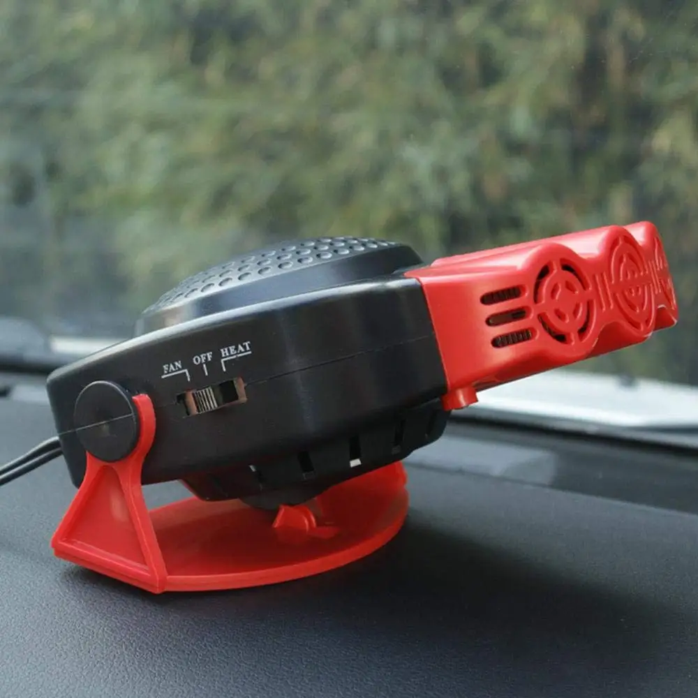 
12V Portable Car Heater Fan Car Defogger Windshield Defroster Can Heat Rapidly in 30 Seconds, Defrost and Defog The Windshield 