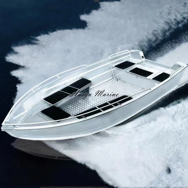 5052 aluminum magnesium alloy fishing boat with front and rear storage tank