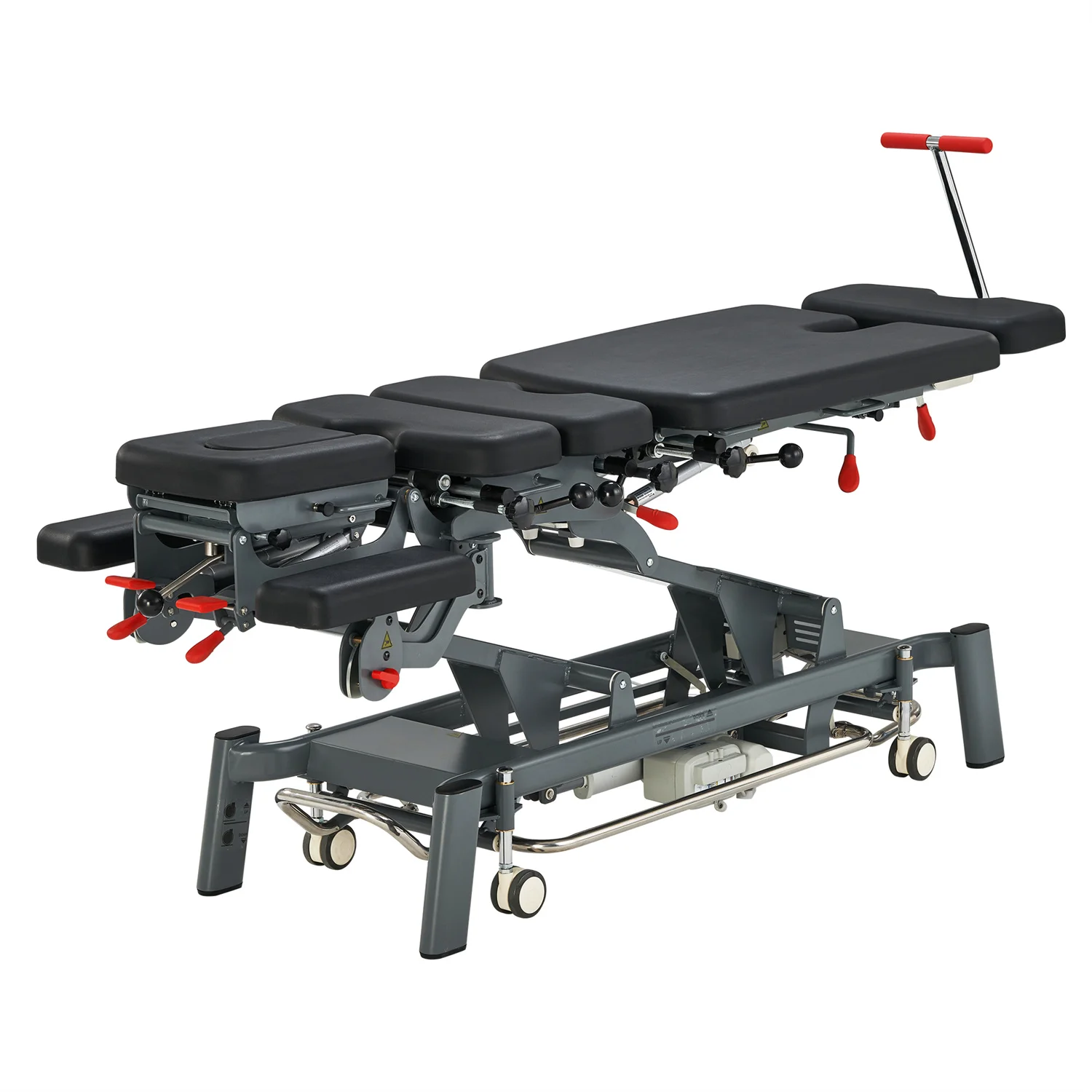 Mt Fairworth-381 Medical Therapy 4 Section Electric Couch Examination Spine Osteopathy Bed Chiropractic Stretcher