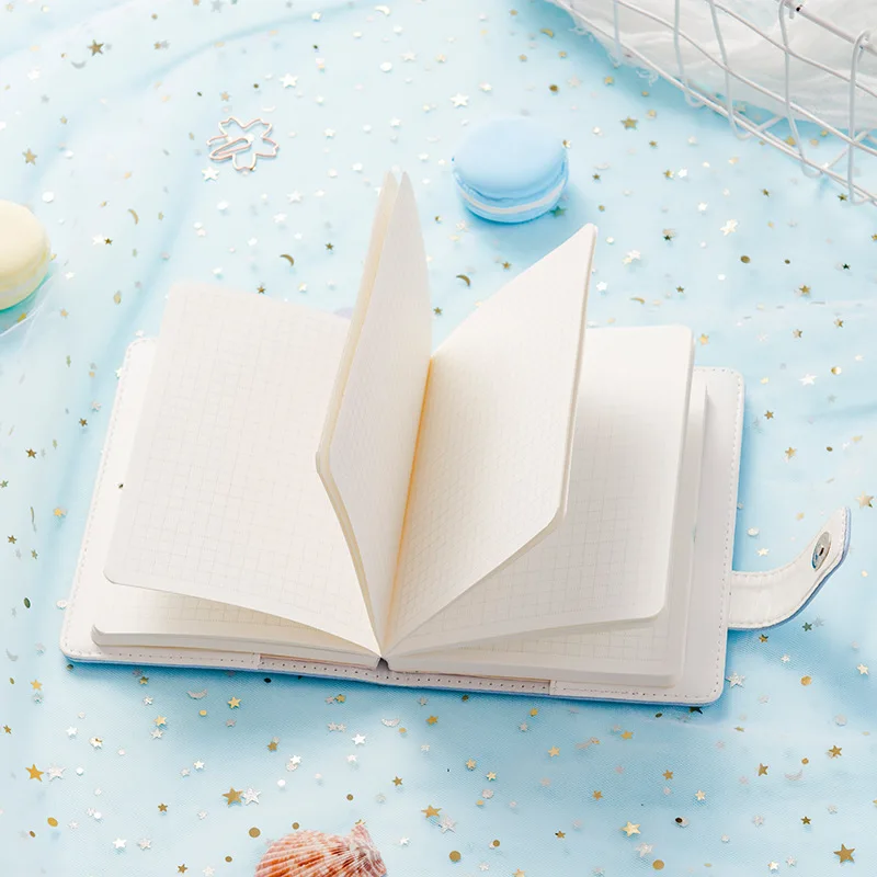 Custom Logo Printing  Pu Leather Soft Cover cute notebook A5 Blank Journal Manufacturer