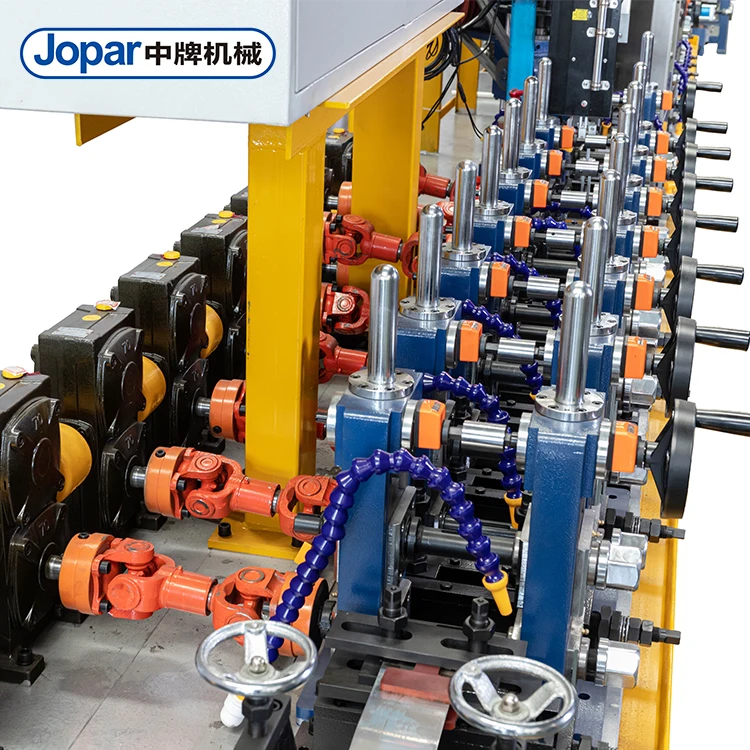 Industrial Automatic Decorative Tube Production Line Easy Operation Steel Pipe Mill SS Gi Pump Gear Components Used Iron Pipe