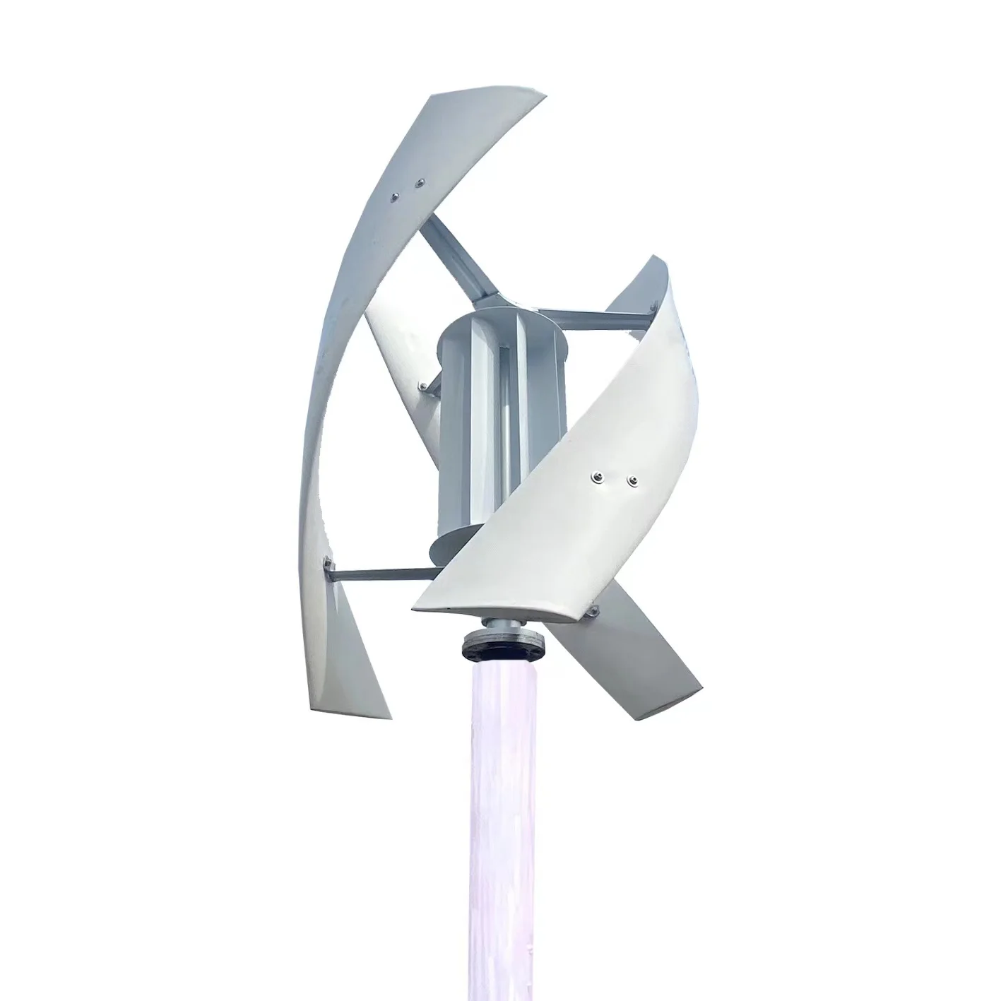 5KW 3KW CE Roof Mount Residential 5000w 24V 48V 96V Vertical Axis Efficient Wind Turbine Generator With Controller and Inverter