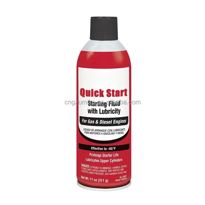 Winter Low Temperature Easy Quick Start Agent Liquid for Car Engine Starting Fluid Spray