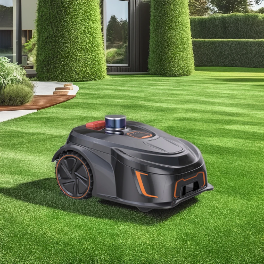 Роботизированная газонокосилка M28E для беспроблемного ухода за газоном