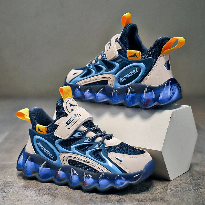 Factory Footwear Custom Trendy Walking Sneakers Athletic Running Girls Boys Kids Tennis Sport Casual Shoes