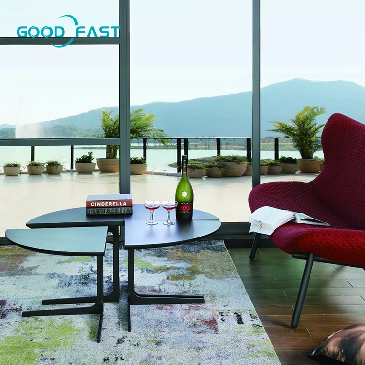 Top Selling iron Base MDF Tray Side Table hand made best Antique coffee table